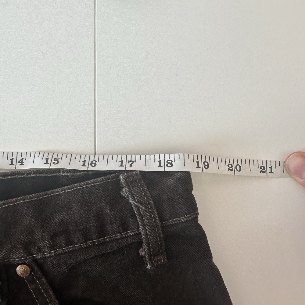 Levi's‎ 546 Vintage 90s USA Made Mens Jeans 38x30  Brown Denim Y2K Skater Grunge - Picture 11 of 14